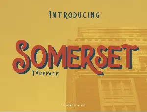 Somerset font