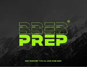 Prep font