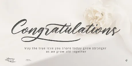 Glamour Bouquet font