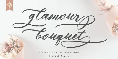 Glamour Bouquet font