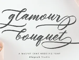 Glamour Bouquet font