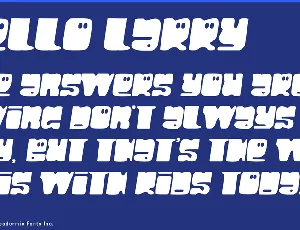 Hello Larry font