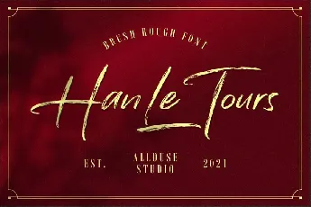 Han Le Tours Brush font