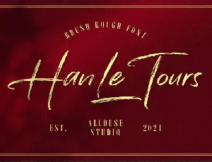 Han Le Tours Brush font