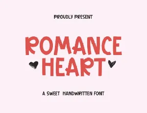 Romance Heart font