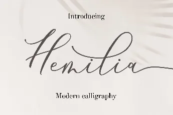 Hemilia font