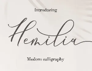 Hemilia font