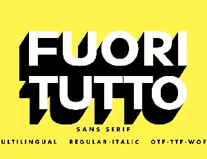 Fuori Tutto font