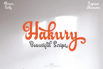 Hakury DEMO font