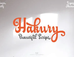 Hakury DEMO font