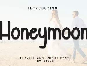 Honeymoon Display font