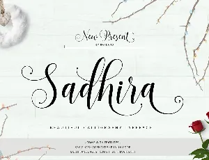 Sadhira Free font