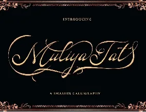 Muliya Tat font