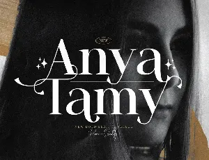 Anya Tamy font