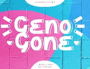 Geno Gone font