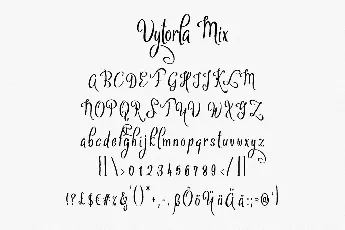 Vytorla Mix font