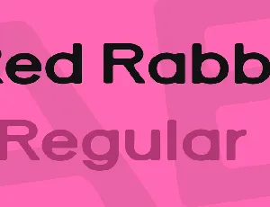 Red Rabbit font