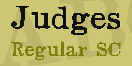 Judges font