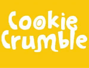 Cookie Crumble font