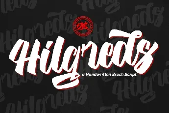 Hilgreds Script font