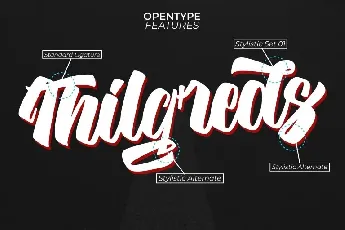 Hilgreds Script font