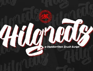 Hilgreds Script font