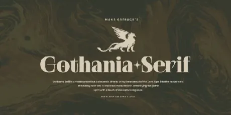 Gothania Serif font