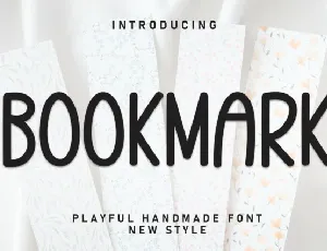 Bookmark Display font