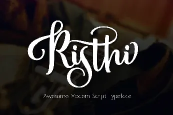 Risthi Script Free font