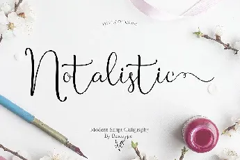 Notalistic Script font