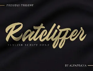 Ratcliffer font