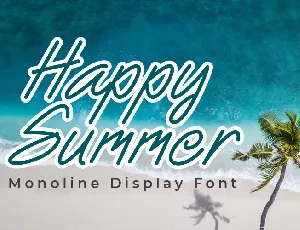 Happy Summer font