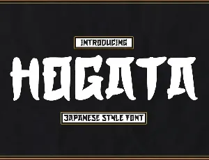 HOGATA font