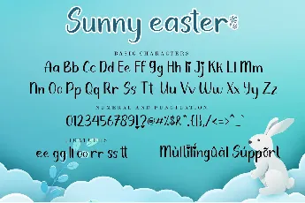 Sunny Easter font