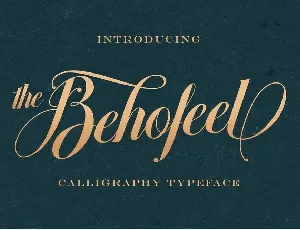 Behofeel font