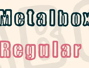 Metalbox font