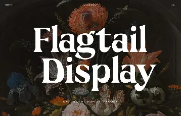 Flagtail Display font