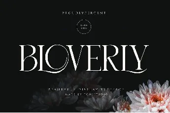 Bloverly font