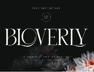 Bloverly font