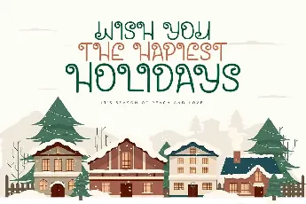 Santa House font