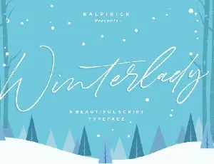 Winterlady Beautiful Script font