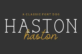 Haston Classic Duo font