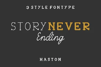 Haston Classic Duo font