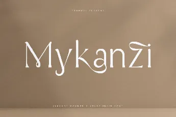 Mykanzi font