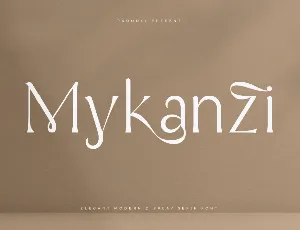 Mykanzi font