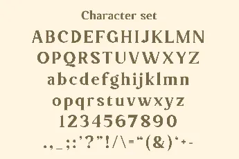 Morgiance font