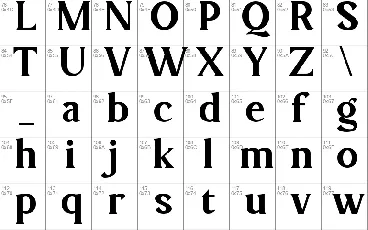 Morgiance font