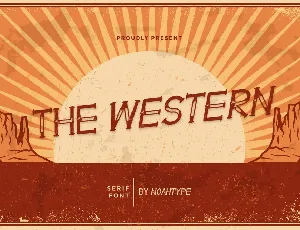 The Western Demo font