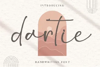 Dartie - Personal Use font