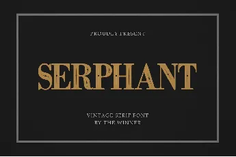 Serphant font